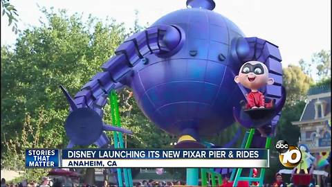 Disney launching Pixar Pier and rides