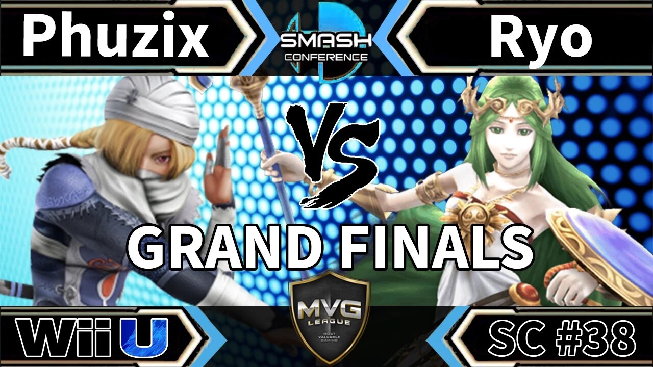 ONI|Phuzix (Sheik) vs. MVG|Ryo (Palutena & Ike) - SSB4 Grand Finals - Smash Conference 38