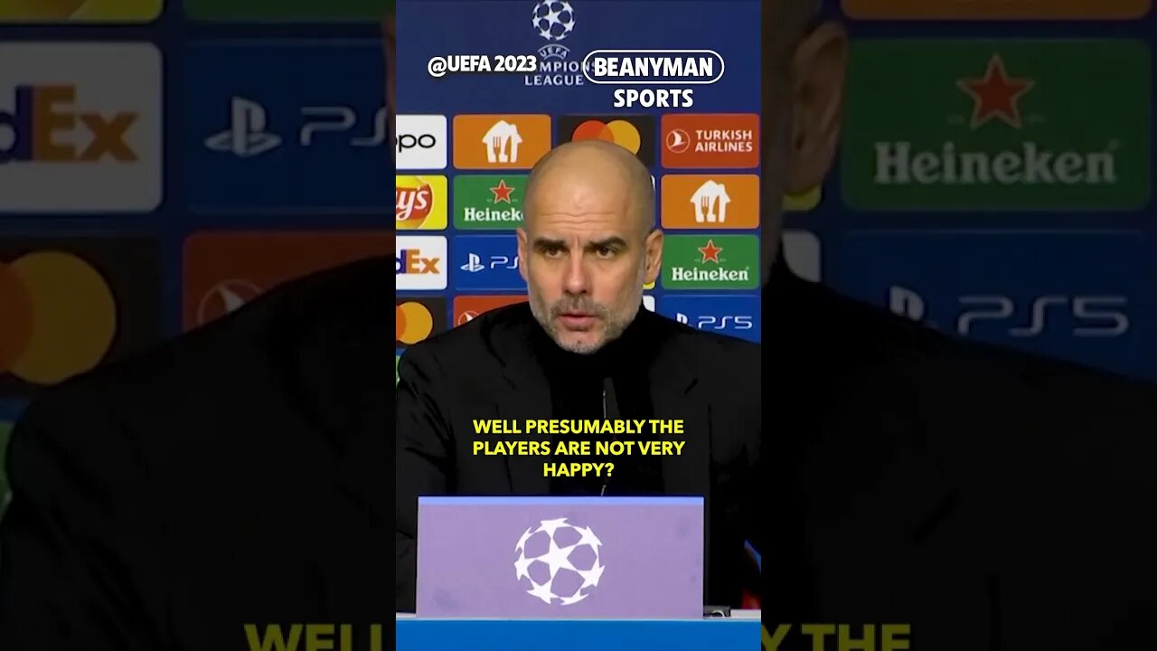 'Handball WAS checked! Referee said no is no" | Pep Guardiola