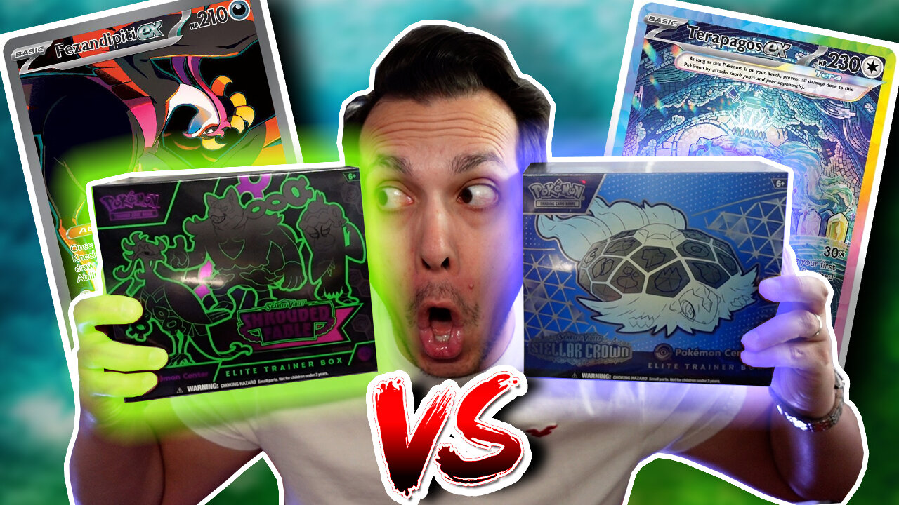 Shrouded Fable vs Stellar Crown ETB Pack Battle on Whatnot (INSANE CRAZY LUCK)