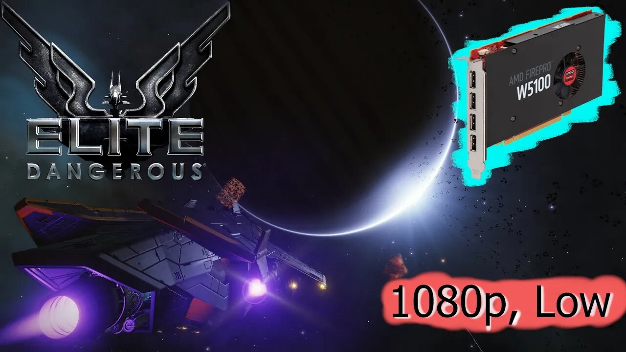 FirePro W5100 - Elite Dangerous - 1080p, Low