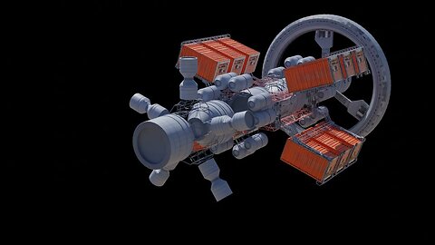 spacestation animation test in cycles