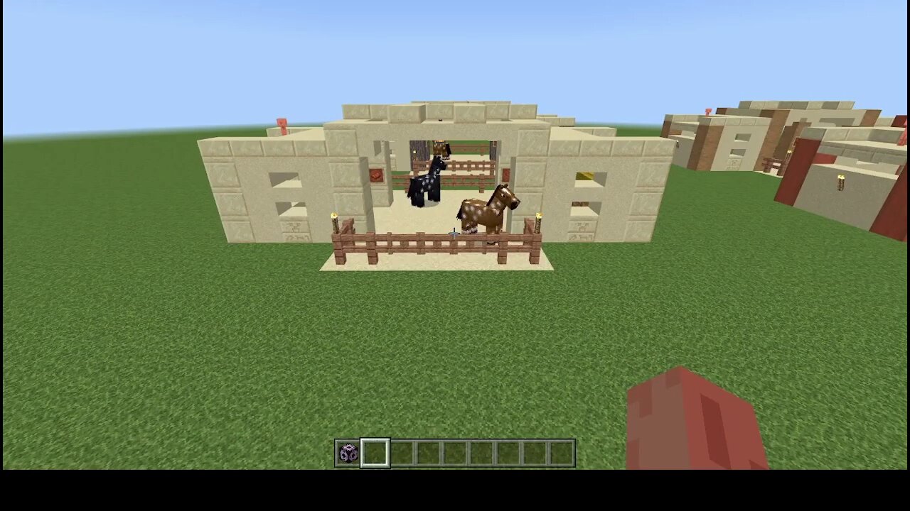 How to Build an Easy Desert Stable in Minecraft