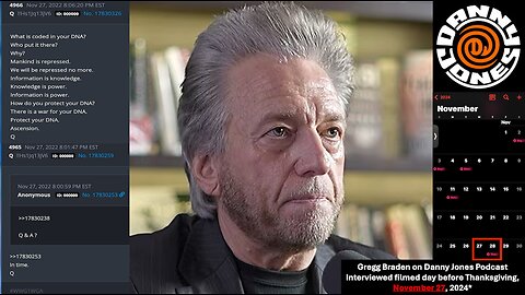 Gregg Braden Answers Q Post 4965 & 4966 (2y Delta) on Danny Jones Podcast