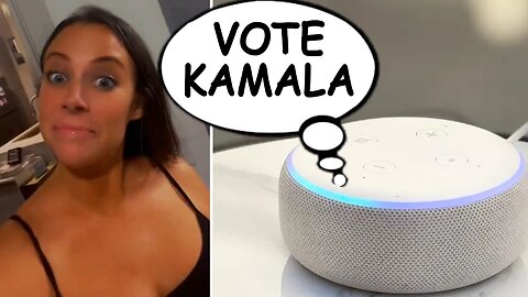 Alexa CAUGHT Manipulating Voters To Support Kamala Harris!