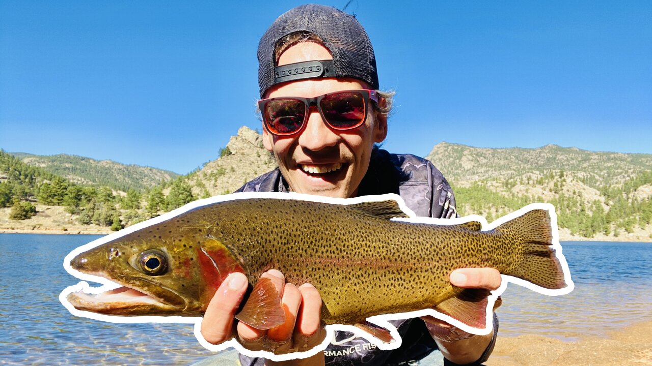 Fishing For Giant Cutbow Trout On Opening Day At My Favorite Colorado Reservoir!