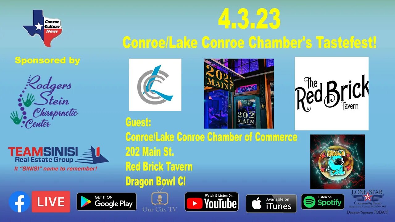 4.3.23 - Conroe/Lake Conroe Chamber's Tastefest! - Conroe Culture News