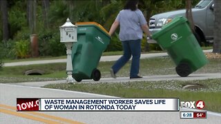 Waste Management worker saves elderly woman on Christmas Eve