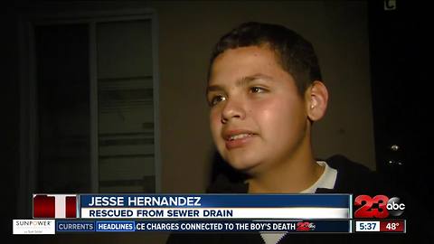Los Angeles Teen Speaks out after falling in sewer