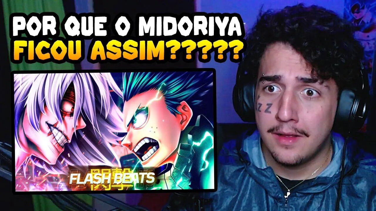 Rap - Deku vs Shigaraki (Boku no Hero) - A Paz e o Medo | Flash Beats ft. @AniRap e @Okabe | REACT