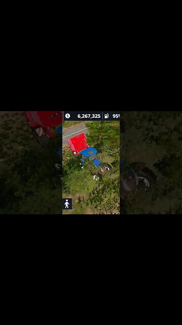 Tractor Trolly Stuck In Fs22 Farming Simulator 22 #shorts #shortsfeed #fs22 #tractor