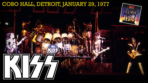 KISS Live at Cobo Hall - 1977 - Enhanced Upscale