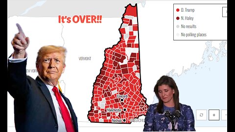 Trump Wins New Hampshire, Cruising To Nomination!