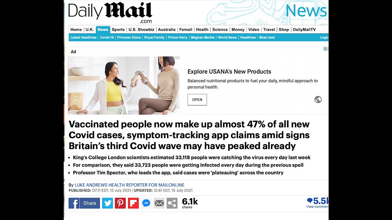 You have about a 50% chance of getting COVID-19 if you are fully vaccinated
