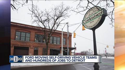 Ford moving workers into Detroit