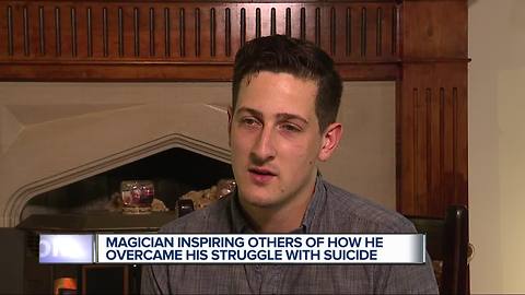 Stories of Hope: Man uses magic to inspire others to live