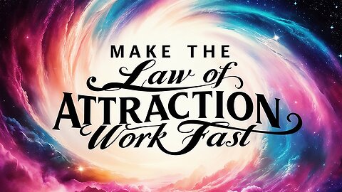Crack the Code: How to Make the Law of Attraction Work (FAST) 🚀✨