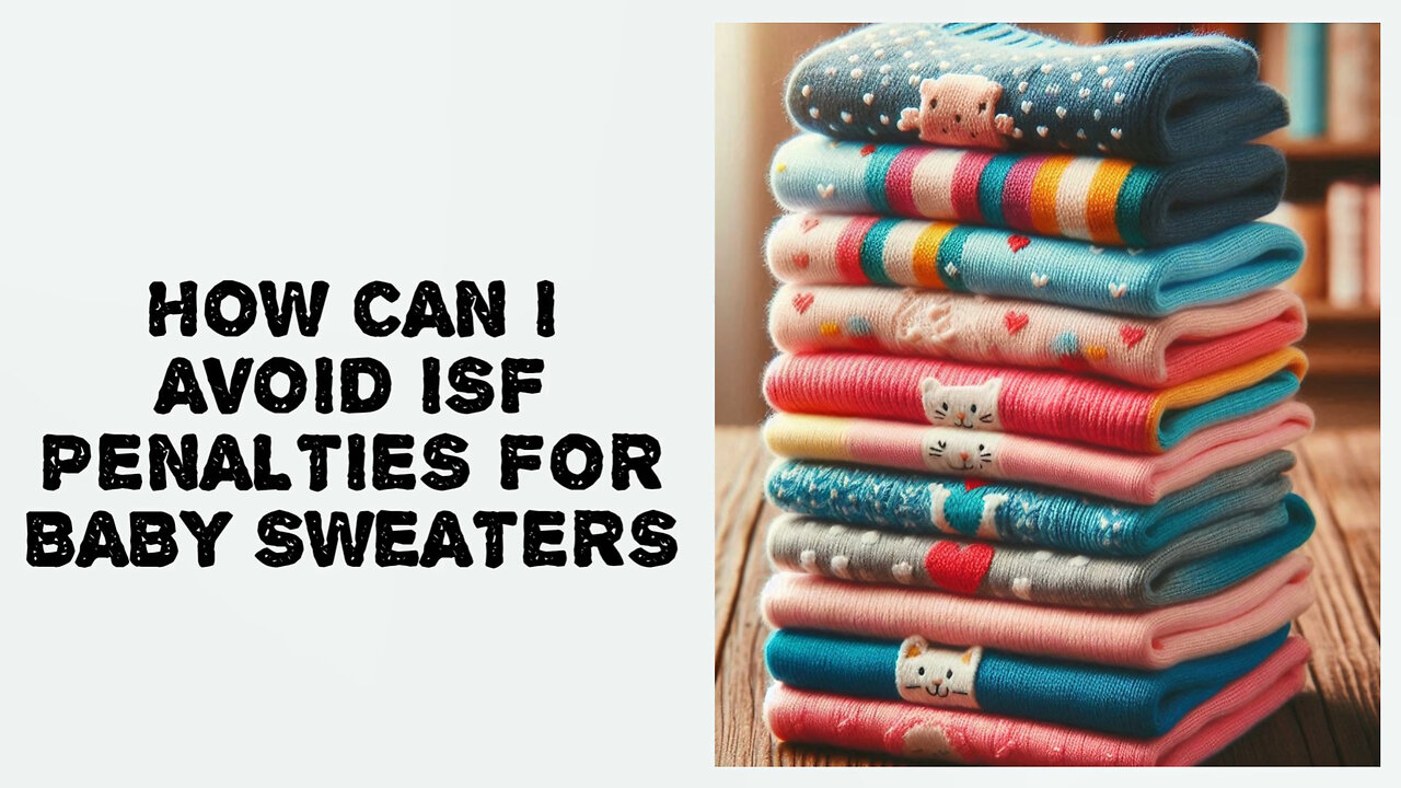 Mastering the Art of ISF Filings: Avoiding Penalties for Baby Sweaters