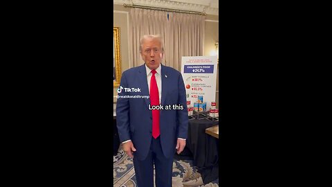 President Trump shows the substantial increase in prices across goods since his presidency ended