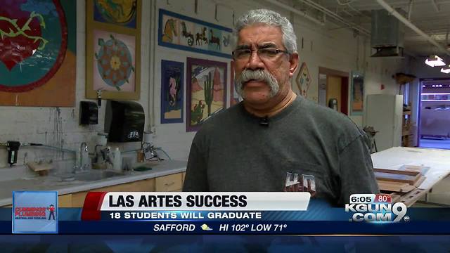 Las Artes students work through adversity to earn GEDs