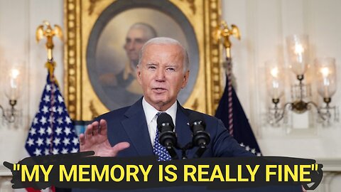 Biden insists 'my memory is fine' as he angrily criticizes Special Counsel report