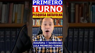 DATAFOLHA indica Lula no PRIMEIRO TURNO