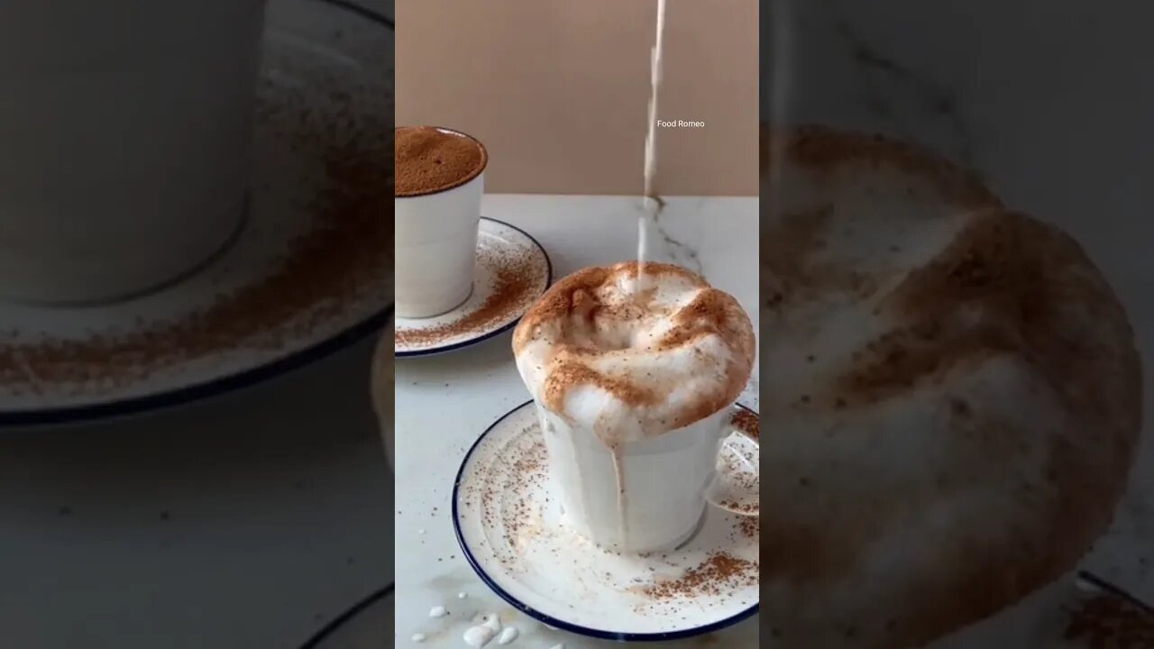 Coffee With Milky Line 😱 #shortsfeed #shorts