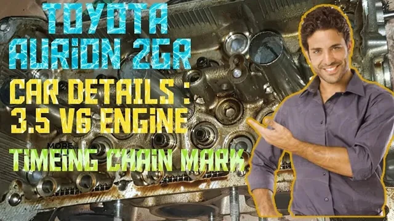 toyota 2GR Timeing mark #car #automobile #mechanic #carmechanic