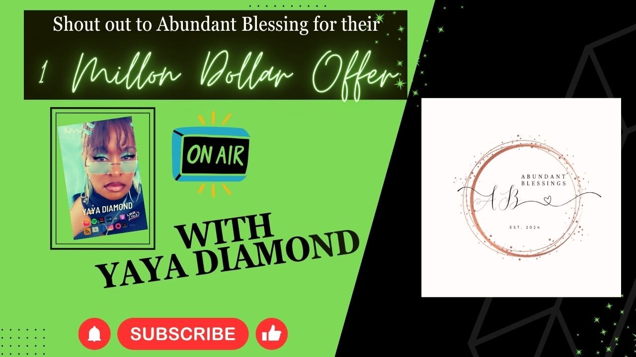 The 1 MILLION DOLLAR OFFER FROM ABUNDANT BLESSINGS