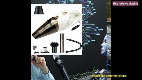 vacuum cleaner 12v DC+ AC Rechargeable Wet/Dry Car & Home Vacuum Cleaner with Dual Filter- White