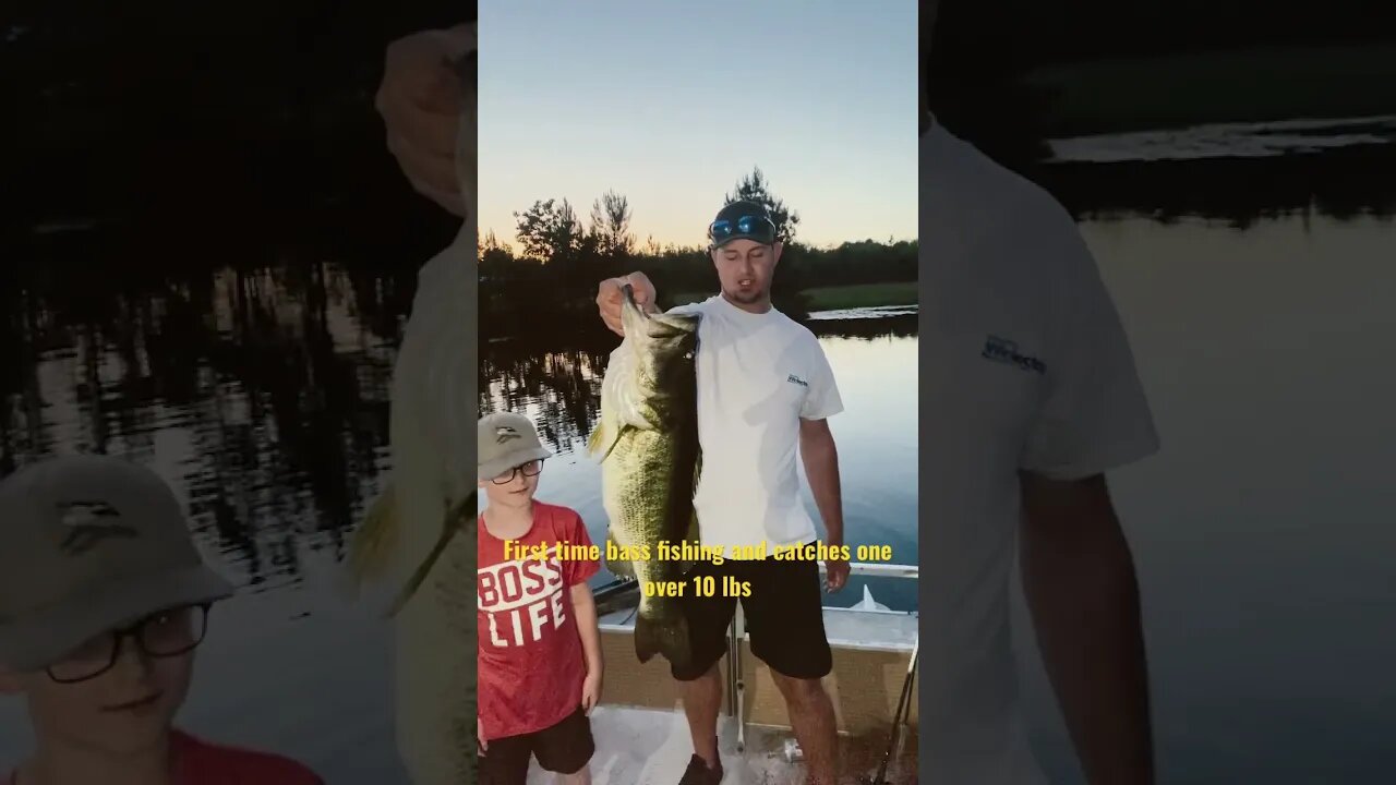 Super proud of Kannon(9yrs) catching this 10 pounder on his first trip #sro #bass #fishing #georgia