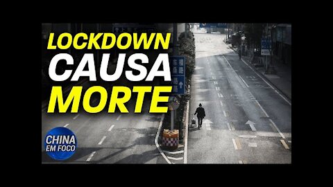 Lockdown na teria provocado morte; Polícia chinesa força homem a se vacinar