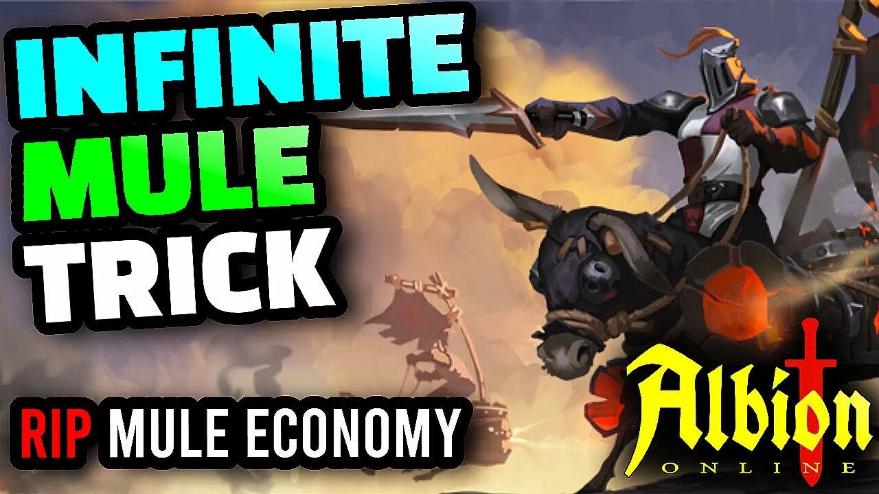 The BEST Way To Farm MULES - Albion Online