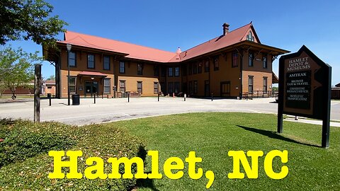 I'm visiting every town in NC - Hamlet, North Carolina