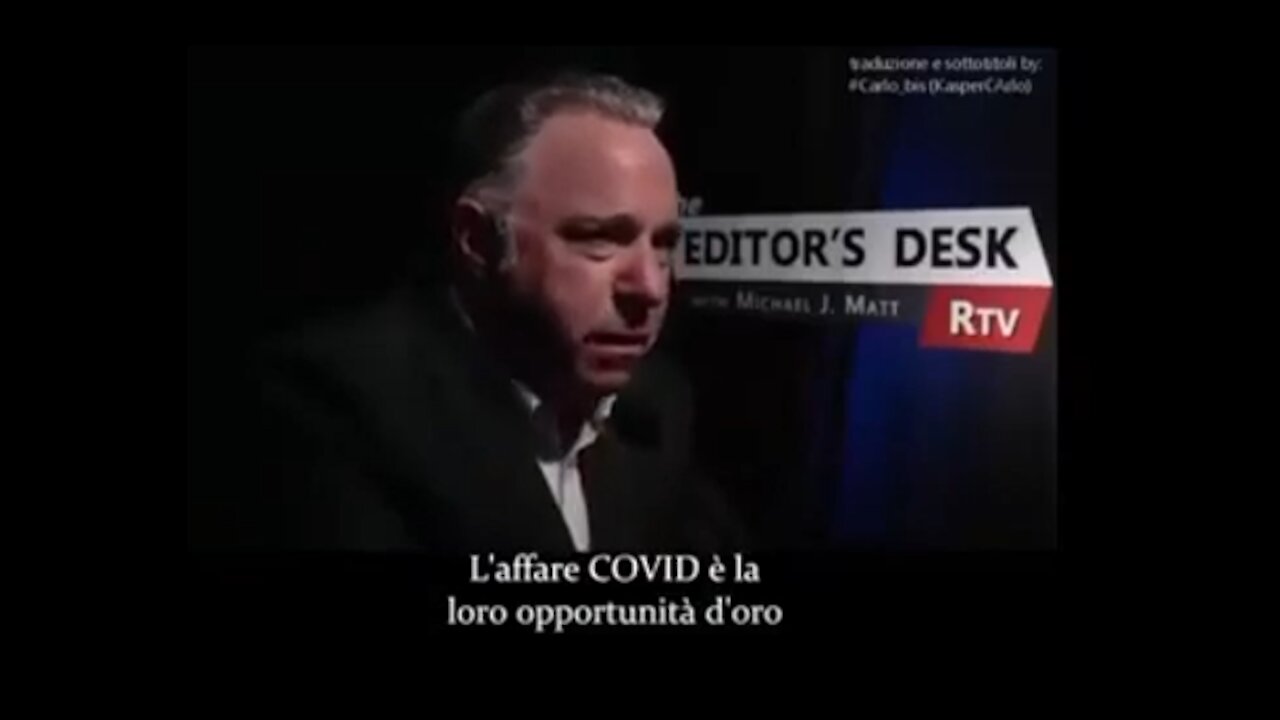 L'affare Covxd e la loro opportunità d'oro.