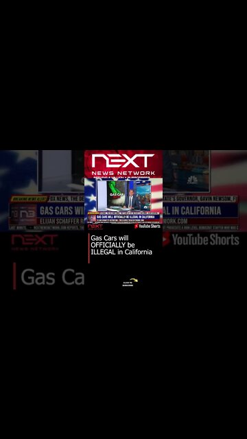 Gas Cars will OFFICIALLY be ILLEGAL in California #shorts
