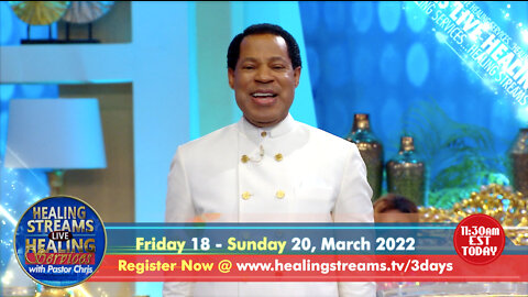 Healing Streams Healing Services with Pastor Chris | TODAY at 11:30am EST 💥 Grand Finale💥