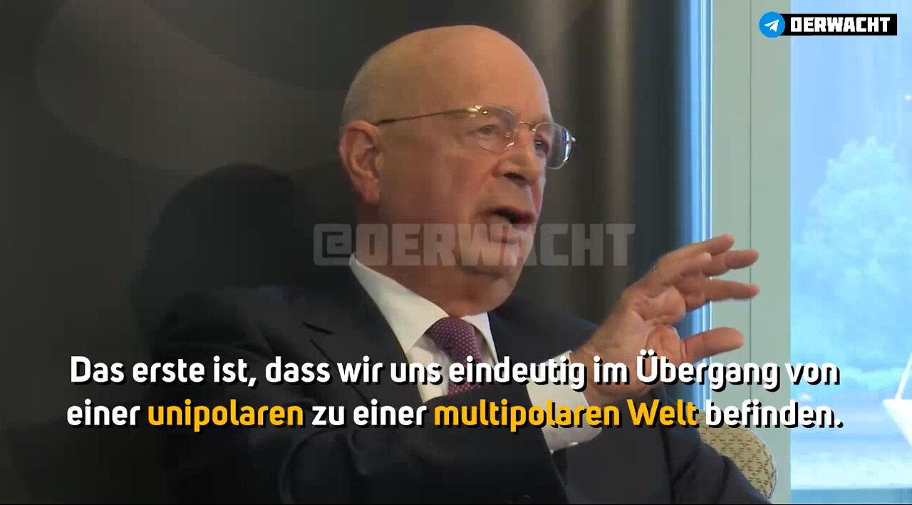 Der satanische und geistesgestörte Klaus Schwab