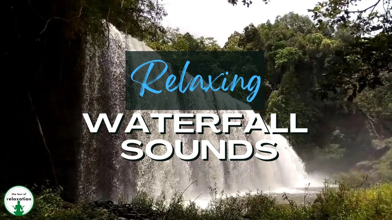 Relaxing Waterfall Sounds | Relaxation sounds for sleep and calm