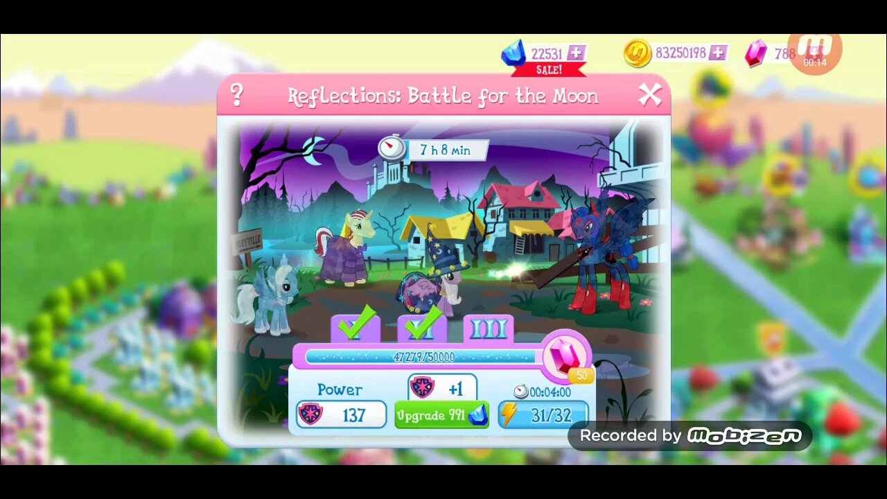 Reflections Universe Luna was almost defeated, the Mane 6 must retreat / To be continued