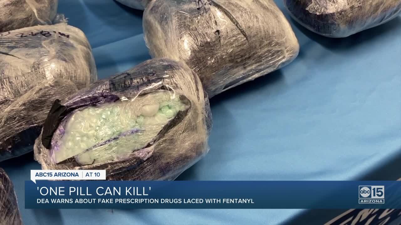 DEA warns of fake prescription drugs laced with fentanyl