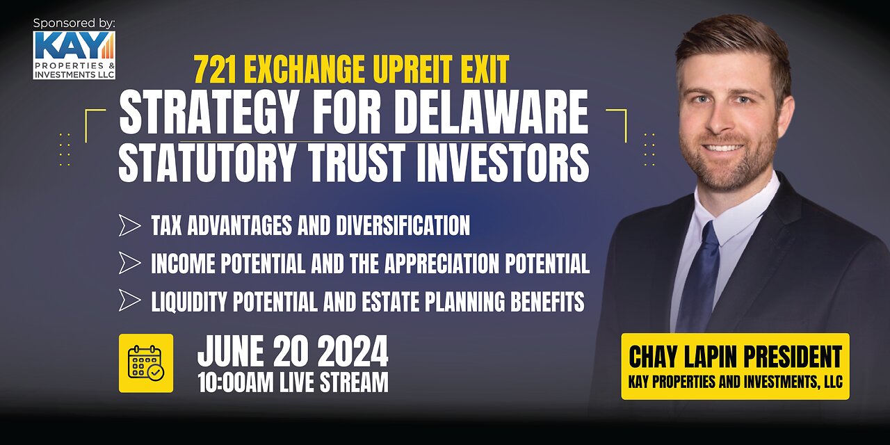 721 Exchange UPREIT Exit Strategy for Delaware Statutory Trust Investors