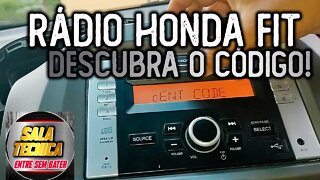 Radio Honda Fit código