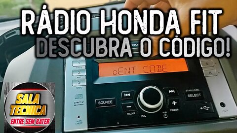 Radio Honda Fit código