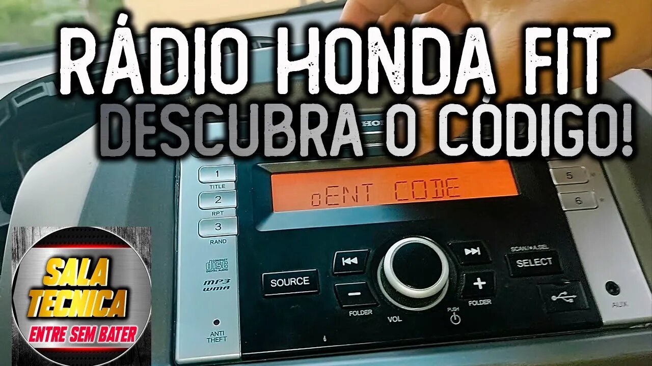 Radio Honda Fit código