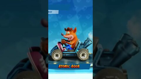 Atomic Aqua Paint Job - Crash Team Racing Nitro-Fueled