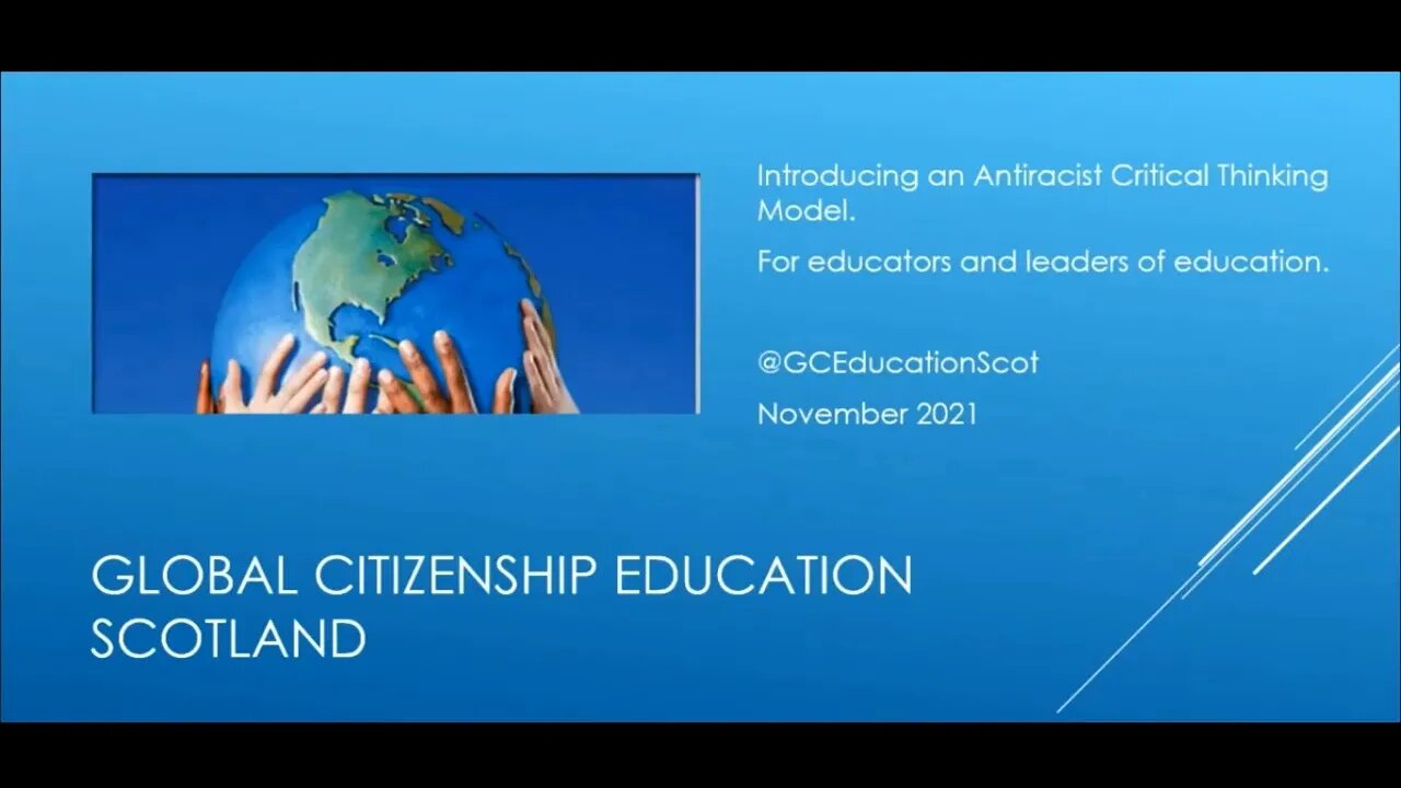 Anti-racist critical thinking model for Scottish teachers