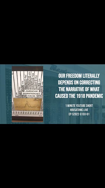 *Our freedom literally depends on correcting the narrative of what caused the 1918 pandemic