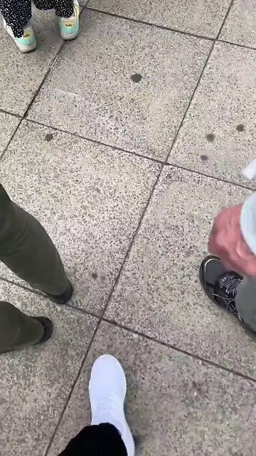 London. A man gets Taser by police in Uxbridge.