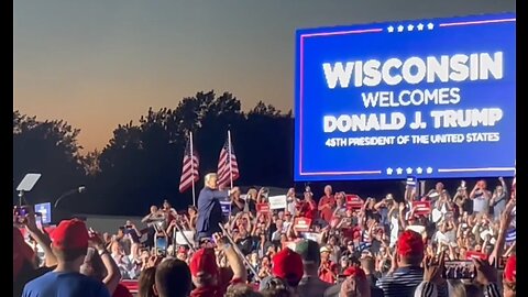 SAVE AMERICA Rally Intro/Ending -- 8/05/2022 -- Waukesha, WI